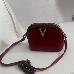 Burgundy Crossbody Bag